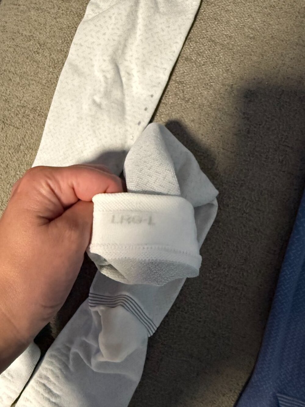 SET OF 2: Lululemon MicroPillow Compression Knee-High Running Socks SZ Large - Picture 7 of 12